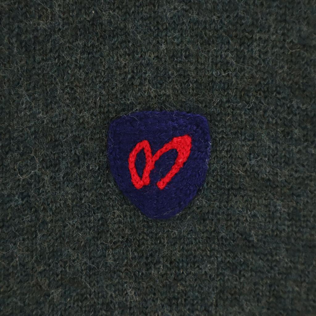 MASTER BUNNY EDITION Made in Japan wool golf Knit jacket 5 gray Men's Used