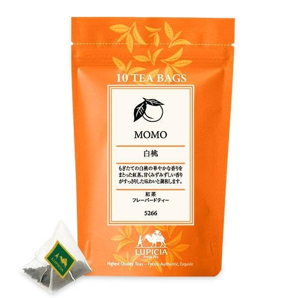 

Le Piscia 5266 White Peach MOMO Black Tea Bag x 10 pieces 2.5g