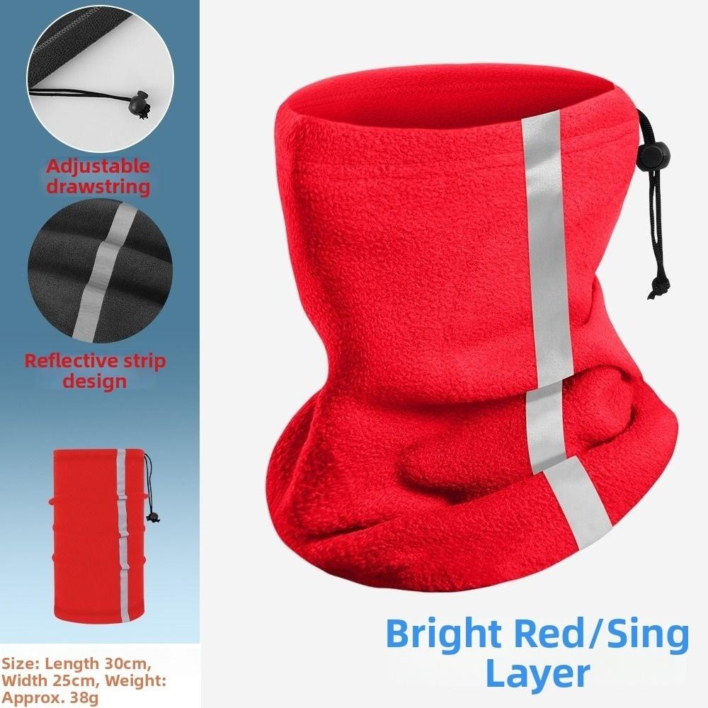 Multicolors Winter Warm Fleece Neck Scarves Anti-Frost Skiing Neck Cover Mask New Thermal Scarf