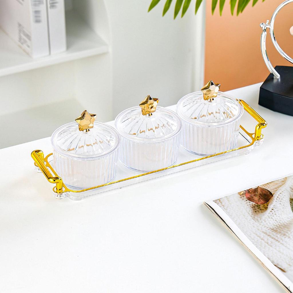 Candy Nut Serving Container Divided Dishes,Divided Fruit Tray,Platter Dried Tray with