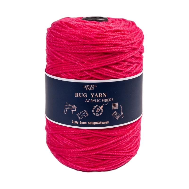 Long Time Use Tufting Yarn In Bright Color Great For Rugs And Decorative Textiles