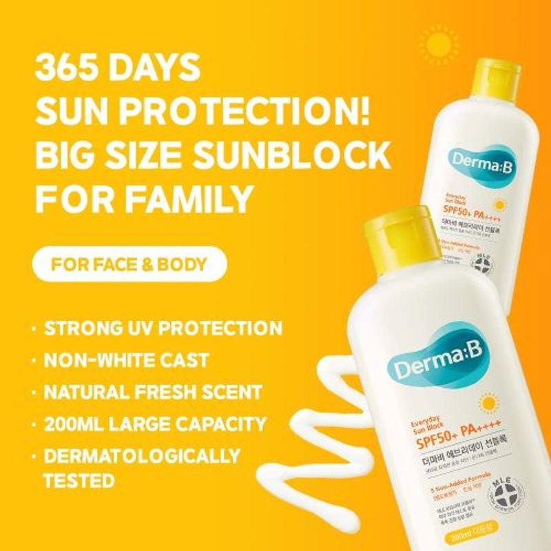 [Derma-B] *renewal* Everyday Sun Block SPF50+ PA++++ 200ml