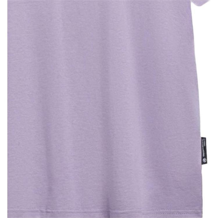 Li Ning X Disney T Shirts Unisex Smoky Gray Mauve Crew Neck Moderate Straight Fit AHST309-5