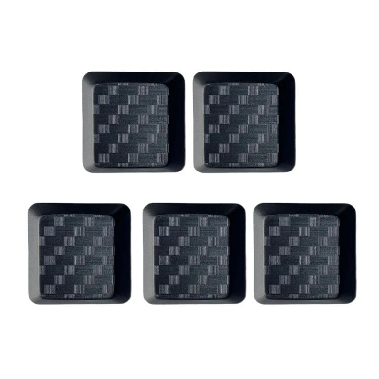

Nonslip Texture Key Cap 5Keys Carbon Fiber for G915/G813/G815/G913 TKL Keycaps Low Profile for Gamer чорний