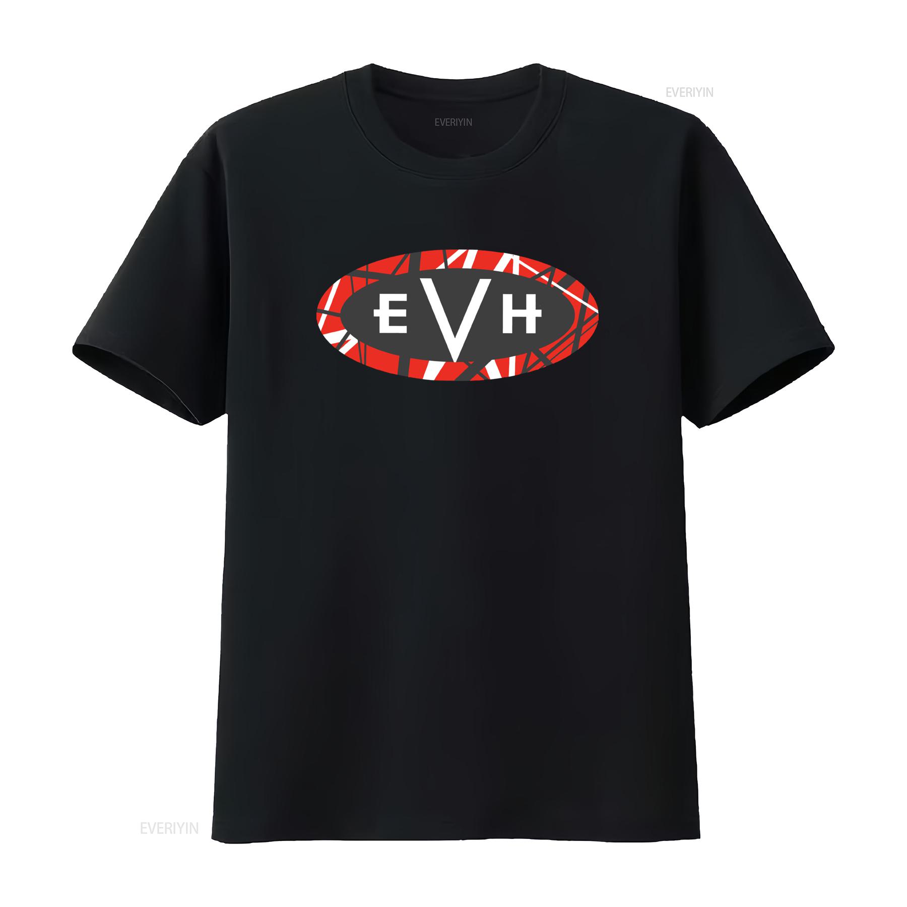 

Limited Edition EVH Inspired Wolfgang Logo Mens T Shirt Black L S 5XL Stylish Print for Rock Fans vintage Washed 4XL