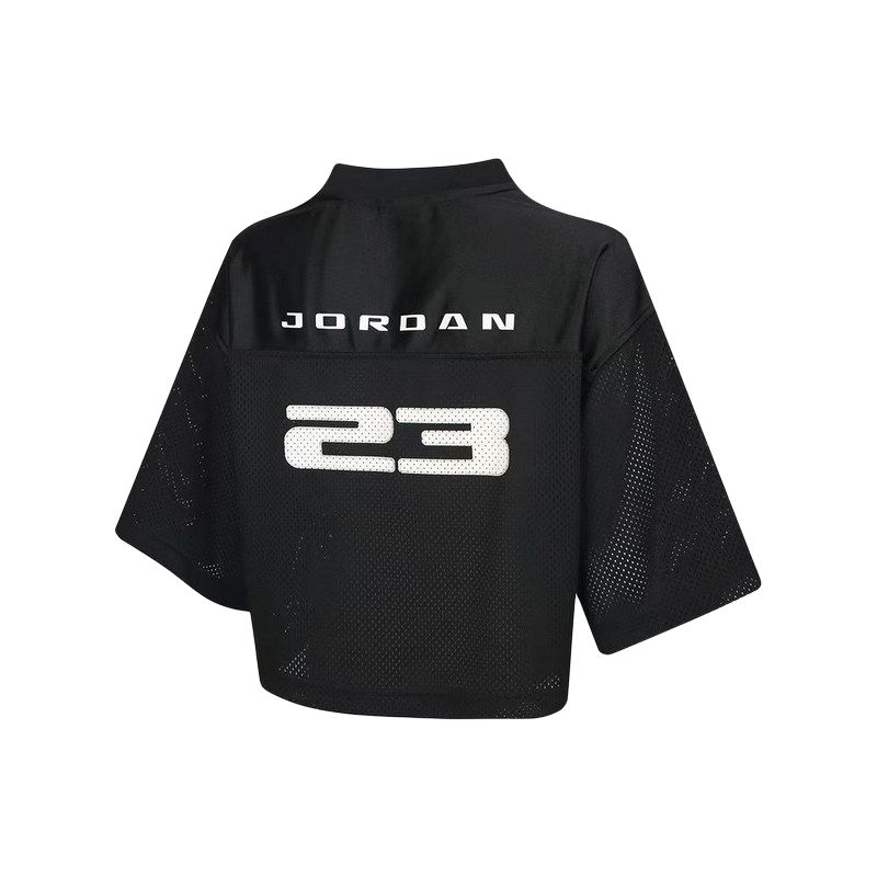 Jordan V-Neck Casual Short Sleeve Drop Shoulder T-Shirt Women tops IM6851-010
