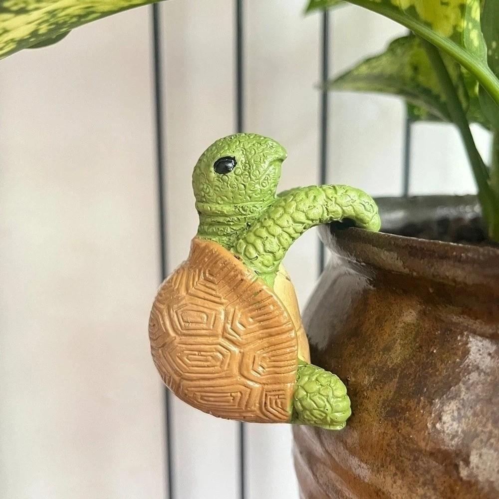 Hanging Decor Turtle Garden Decoration Potted Plant Partner Garden Figurine  Flower Pot