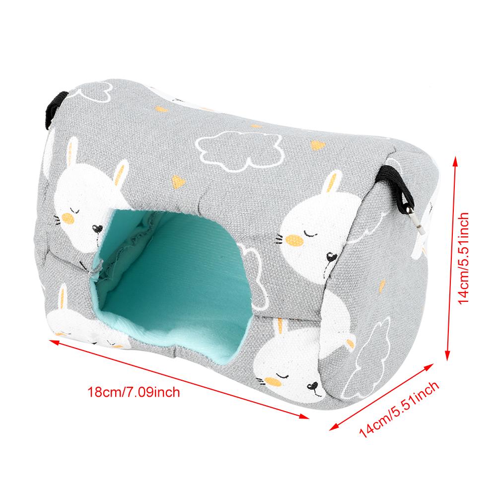 Four Seasons   Gray Hamster Hammock Hanging House   for Chinchillas Small Pets