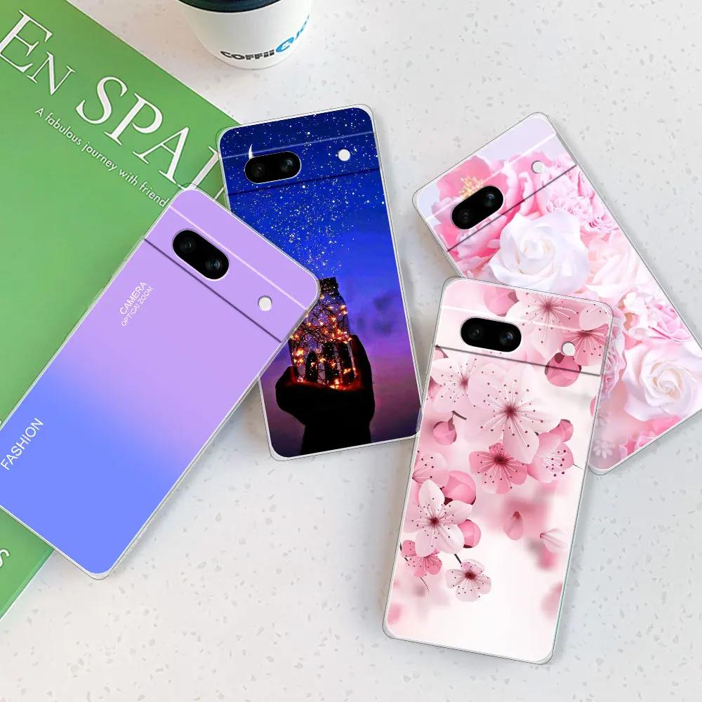 For Google Pixel 7A 6A Case For Google Pixel 8 Pro Clear Soft Silicone TPU Phone Case For Google Pixel 7 Pro /Pixel 6 Pro Coque