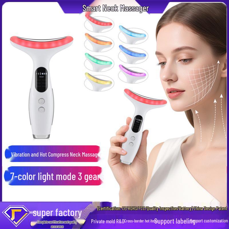 3-Speed Microcurrent Neck Beauty Device for Neck Line Reduction and Lifting
