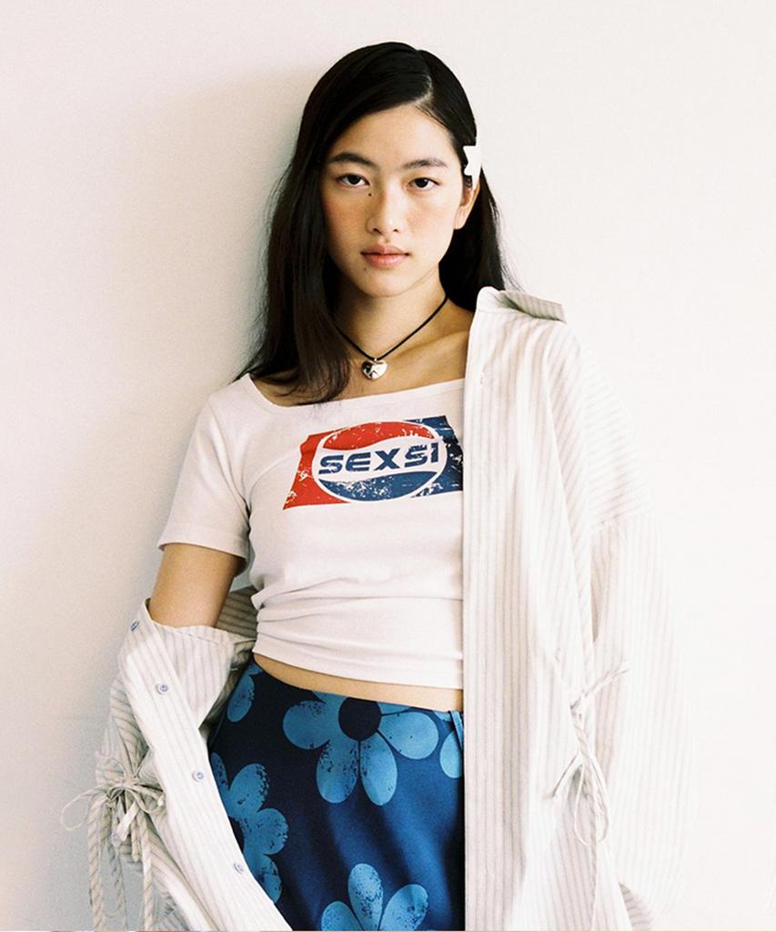 LOTSYOU Lotsyou_Sexsi Tee White