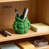 Smooth Surface Pen Holder 3D Printed Down Jacket Holder, Funny Puffer Pencil Creative Desk Organizer Mini for Office Supplies, Cute Stationery