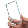 Eyelash Extension Pallet Crystal Glass U Curved/Straight Stand False Eyelashes Holder Transparent Glue Tray Beauty Makeup Tool