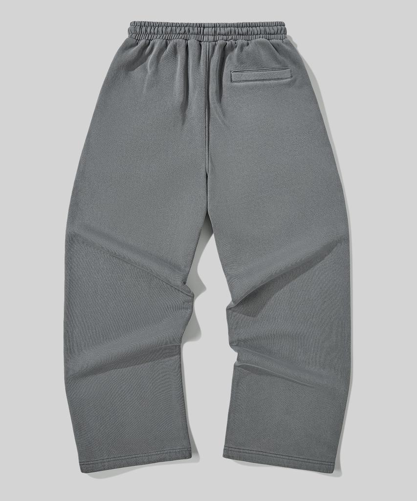 Beodeonteu (Fleece-Lined) Basic Wide Sweatpants [Gray]