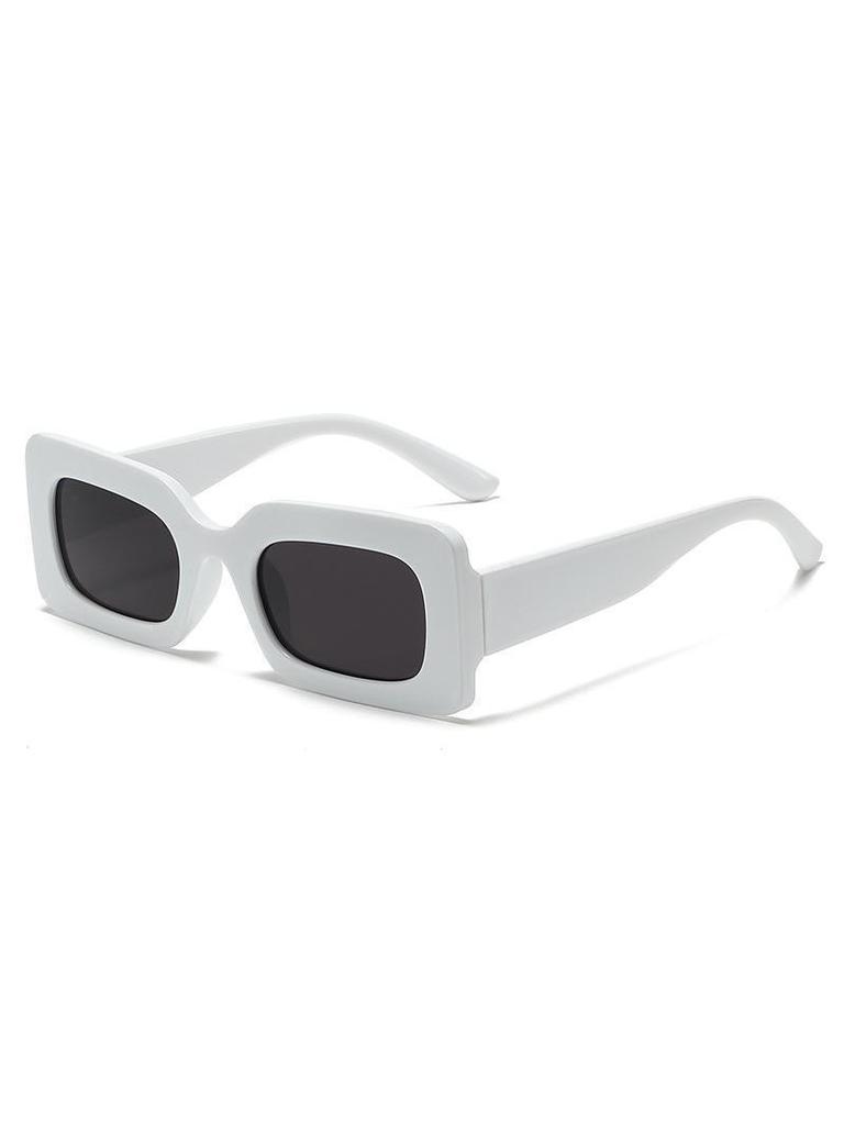 Y2K Bold Rectangle Sunglasses Multi Color Choices UV Protection Fashion Daily Wear Eyewear KJ102