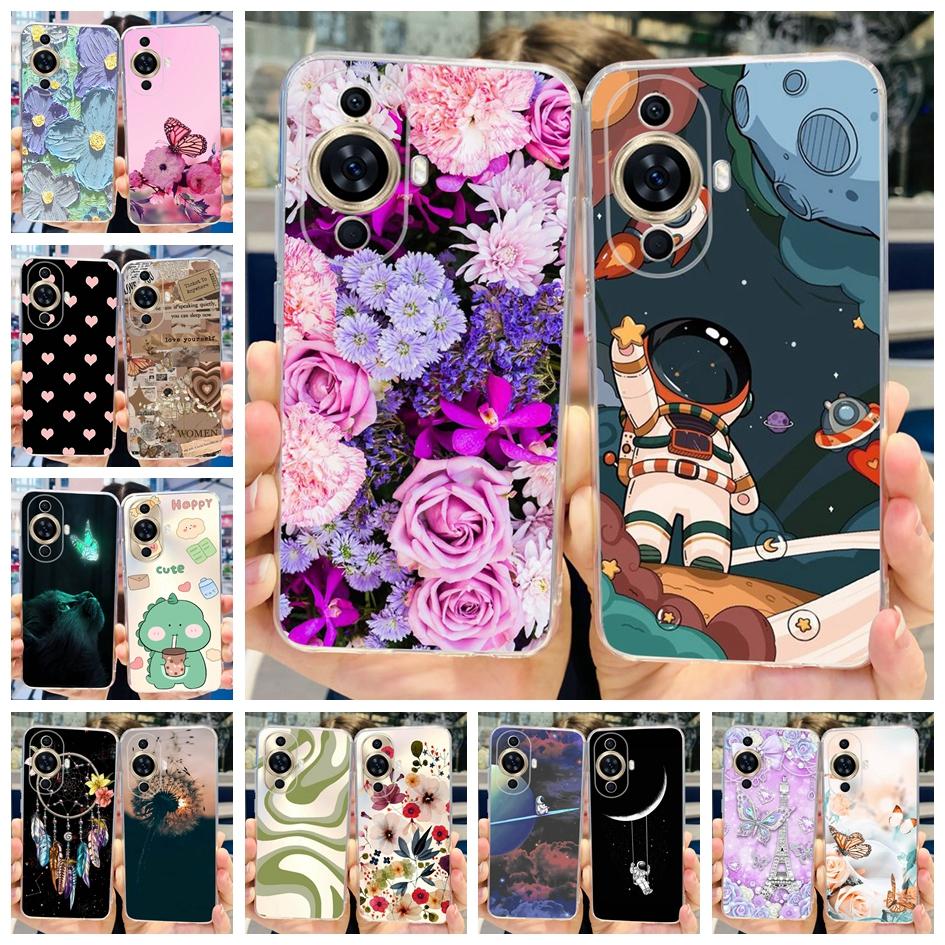 For Huawei Nova 11 Case 2023 Fashion Transparent Silicone Soft Phone Back Cover For Huawei Nova11 Ultra GOA-AL80 Nova 11Pro Capa