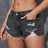 Women High Waisted Baggy Wide Leg Denim Shorts Casual Jean Shorts