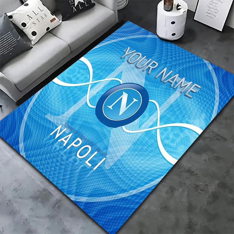 SSC Napoli Custom Name Carpet Rug for Living Room Bedroom Home Sofa Decoration,Kids Play Non-slip Floor Mat