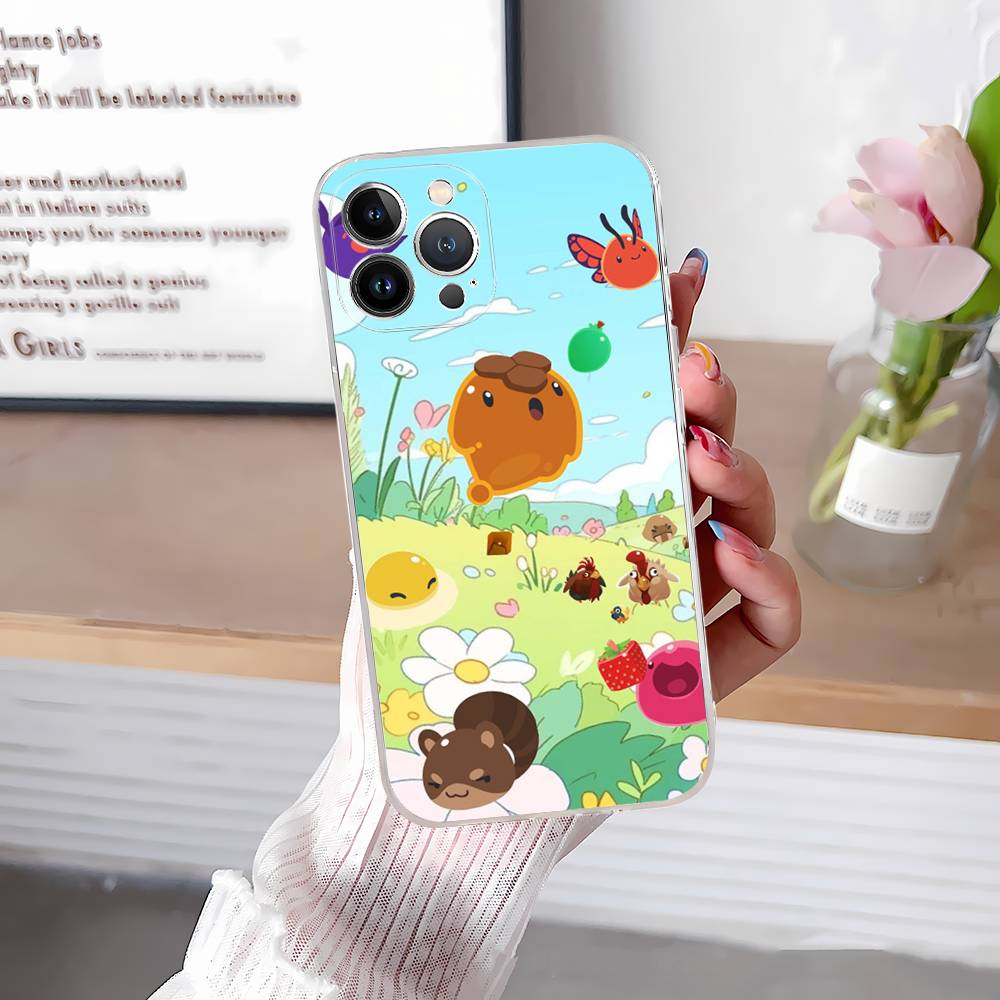 popular Game S-Slime R-Rancher For iPhone 17 Air 16 Pro Max 15 14 13 12 11 Plus phone Case