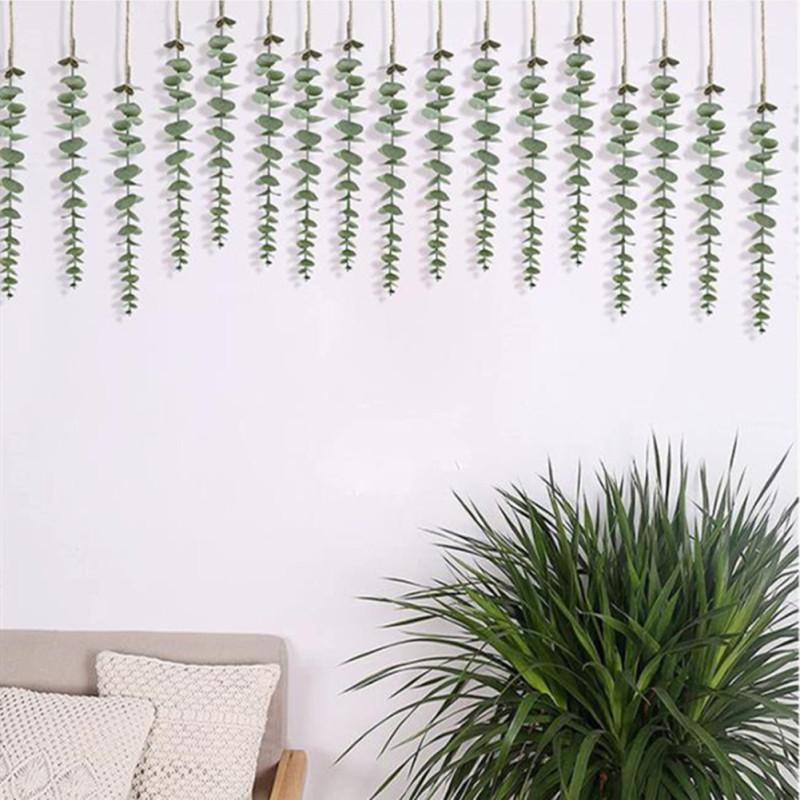 Artificial Eucalyptus Leaves Plants Lifelike Flowers Photo Props For Home Wedding Decoration