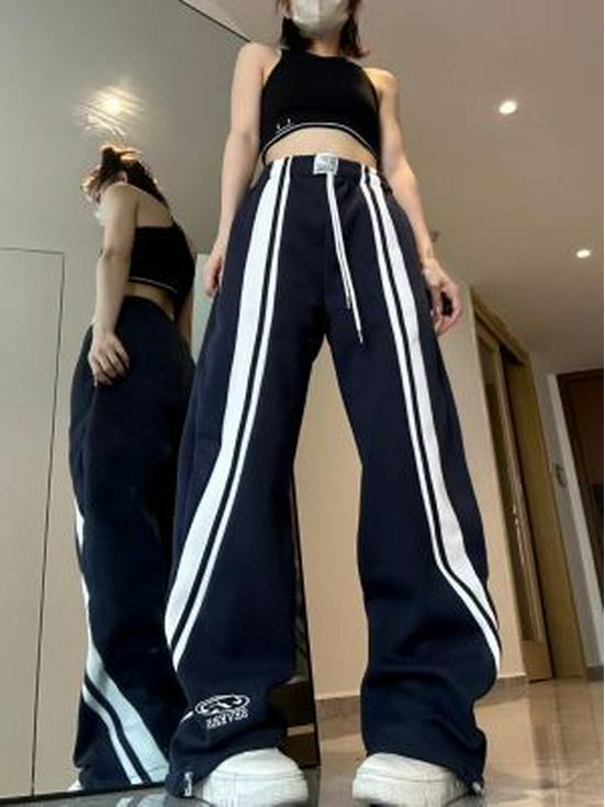 2023 Women's Loose Casual Korean Style Summer Wide-Leg Trousers