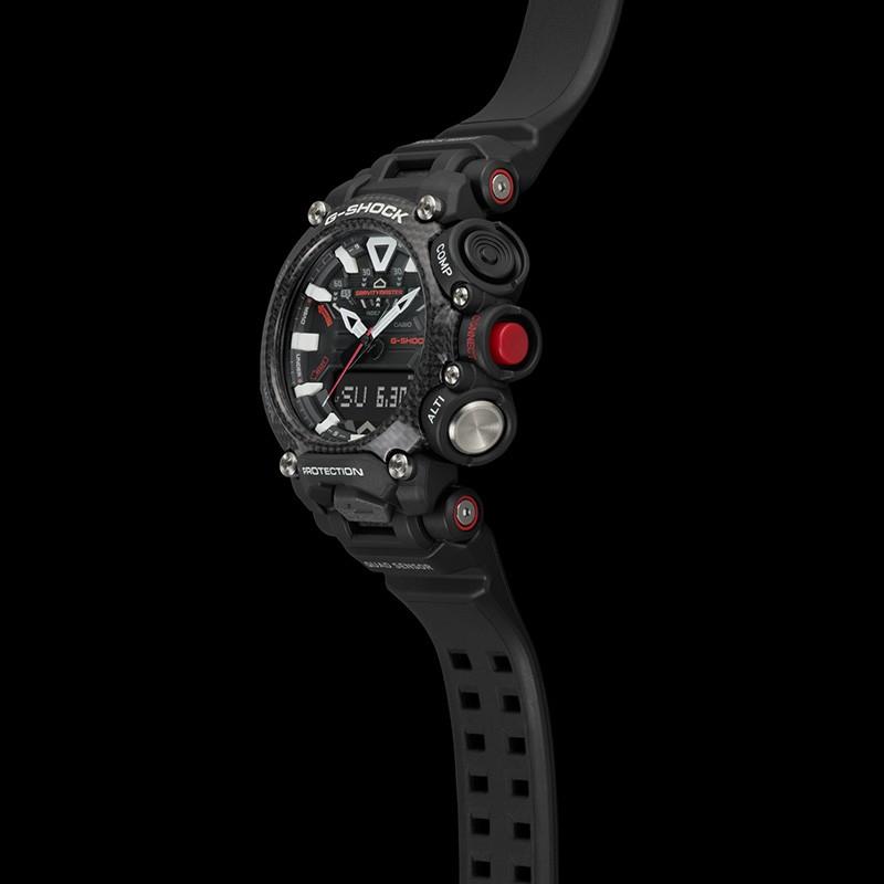Casio G-SHOCK Master of G Aerospace Serie 200 m Waterdicht Kwarts Uurwerk Hars Band Japans en Koreaans Horloge Heren's Horloge Zwart GR-B200-1AER