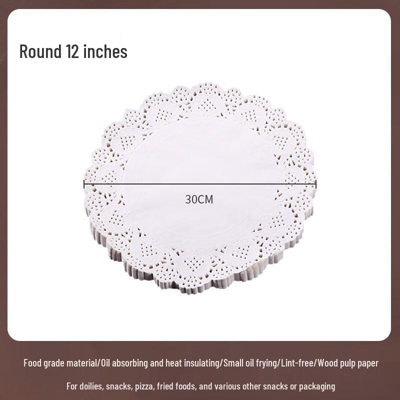 Zhongji Food-Grade Disposable Round Doilies