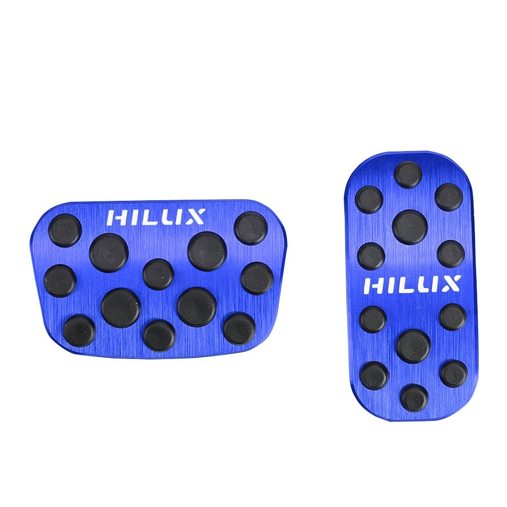 

BOYOUS [Новейшая модель] Алюминиевые педали для Toyota Hilux серии GUN125, не требующие инструментов, HILUX-специализированные синий