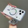 Laser Glitter For Magsafe Phone Case For iPhone 17 16 15 14 13 12 11 Pro Max Magnetic Wireless Charge Shockproof Hard Back Cover