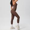 Seamless Nude Double-Sided Brushed Yoga & Running Set