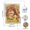 5D Diy Diamond Painting The Fan and The Princess Full Drill Rhinestones Mosaic Embroidery Handmade Products Home Decor Gift