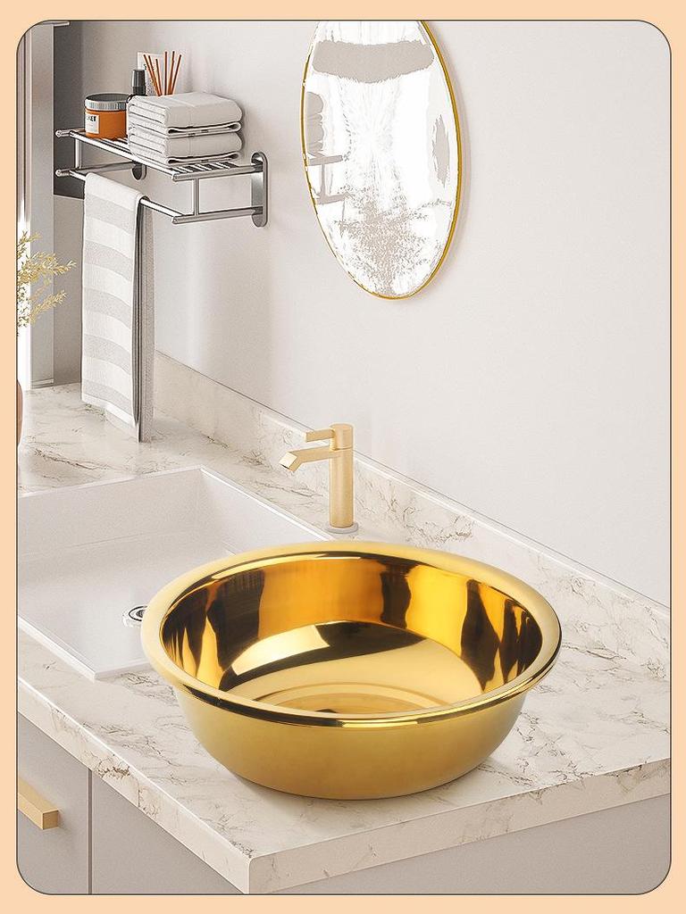 Stainless Steel Deepened & Thickened Multi-Purpose Kitchen & Vegetable Washing Basin