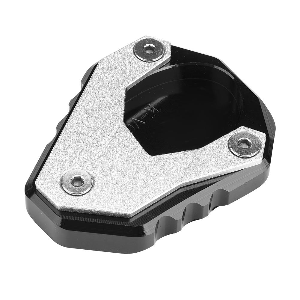 Motorcycle CNC Kickstand Side Stand Enlarger Extension Pad for Kawasaki Versys KLE 650 15 18
