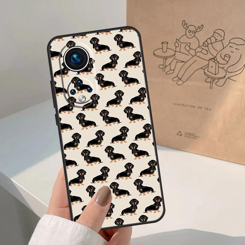 Cute Dachshund Sausage Dog For Honor Magic 8 5 6 7 Pro Case For Honor 400 200 Lite 50 70 90 X8c X8b X9a X9b X9c X9d Win
