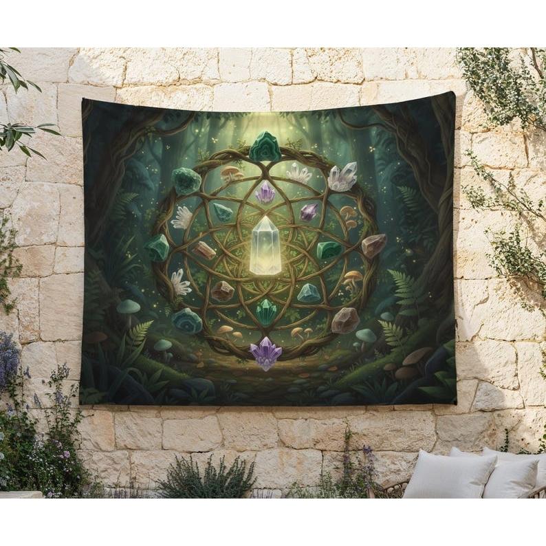 Forest Harmony tapestry 75x100 чёрный