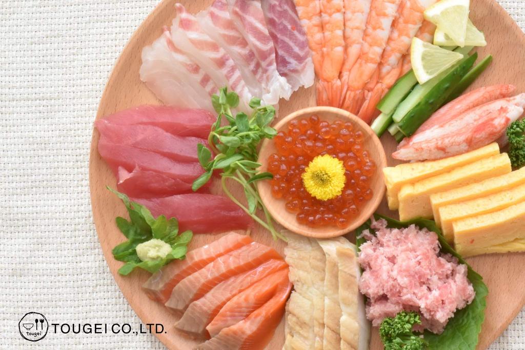 TOUGEI MUTE LL Wooden Natural 29cm Large Plate, Wood,