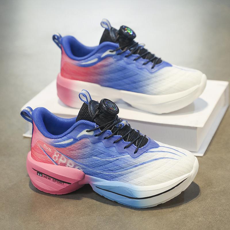 Red Rabbit 8Pro Teen Button Running Shoes Boys Summer Middle School Girls Students Ultra Light Children's Sneakers