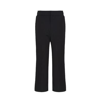 OLIVIA HASSLER Back Waist Elastic Crop Pants_Ohempt203