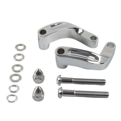 Convient pour le support de montage d'extension de relocalisation de rétroviseur de moto universel