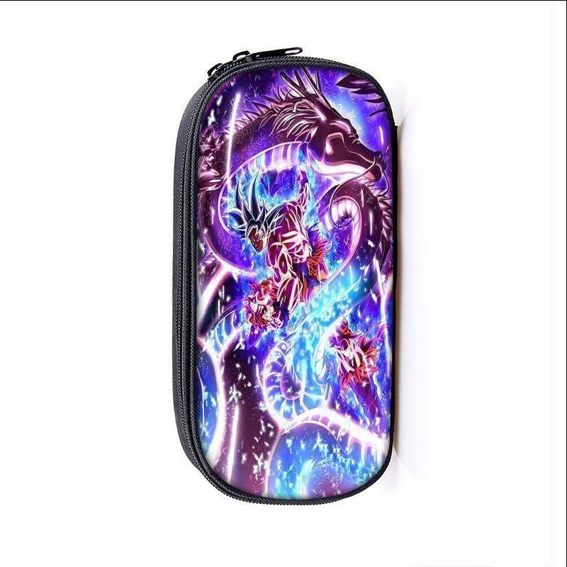 Dragonball Single-Layer Pencil Case Vertical Square Children'S Stationery Case Polyester Pencil Case
