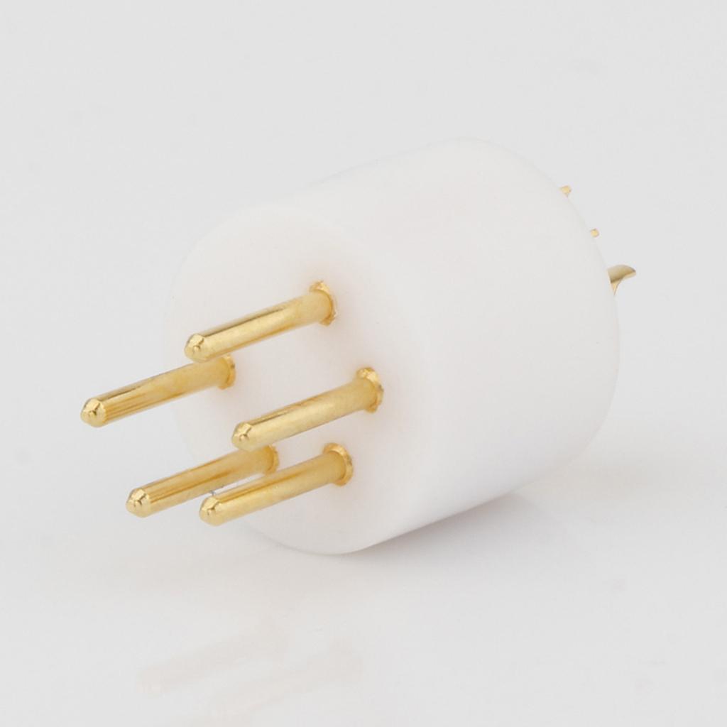 Turntable Tonearm 5 Pin HiFi Male DIN Connector For Rega Linn Roksan Pure Copper M DIN Gold Plated Plug