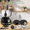 Food Processor, 6-in-1 Food Processor and Blender Multifunctional for Chopping,Slicing,Shredding and Kneading Dough