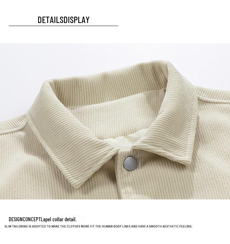 2024 Trendy Corduroy Baseball Jacket for Couples