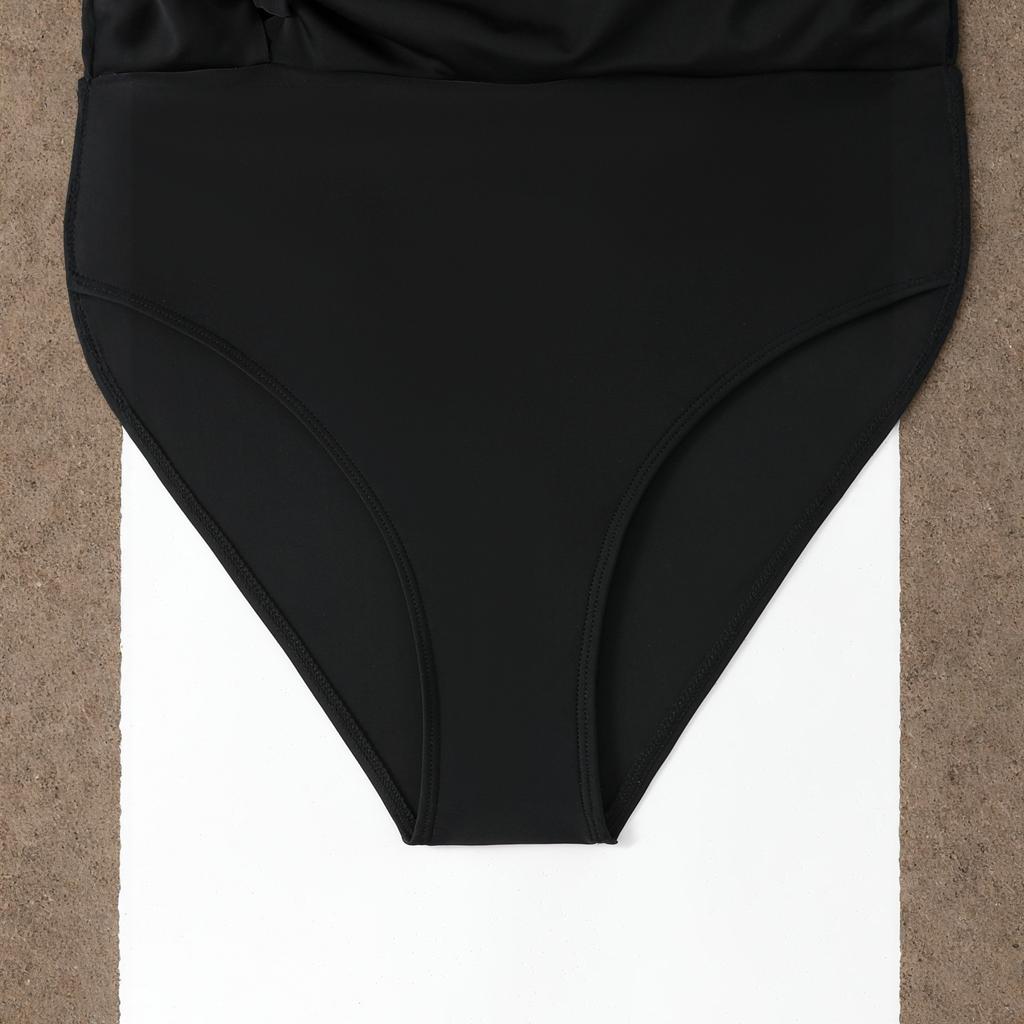 Women's Plus Size Swimsuit Color Jumpsuit Swimsuit Bikini Swimsuit