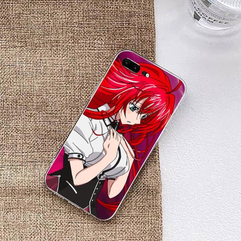 

Чехол для телефона Rias Gremory Anime для Huawei P50 P40 P30 Pro Mate 40 30 Pro Nova 8 8i Y7P Honor Прозрачный чехол для телефона Honor 9C