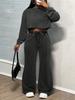 Women's Spring Fall Long Sleeve Casual Sets Washed Hoodie Sweatshirt 2 Piece Outfit Trendy Loose