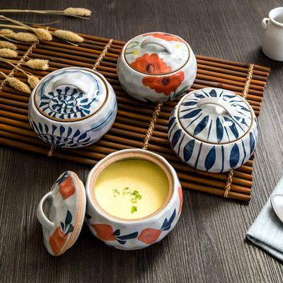 Ceramic Cookware Soup Pot Cooking  High Temperature Stew Egg Milk Frying Pan Mini  Casserole Kitchen Steam S