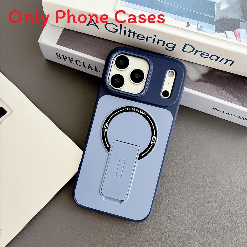 Apple Skin Feel Magnetic Stand Phone Case With Anti Slip Drop Protection For Daily Use