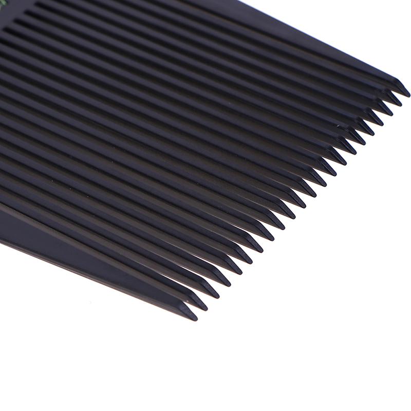 Clipper Comb Barber Styling Dyeing Comb Anti-Slide Handle Plastic Flattop Comb