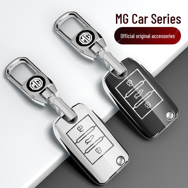 Compatible Key Case for MG 3/5/6, ZS, New Energy, HS, Rui Xing, and MG6 Pro - Third Generation Car Buckle Package